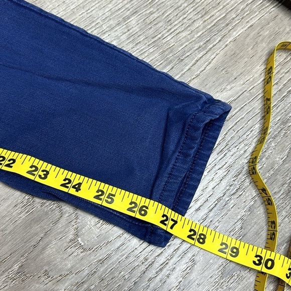 Ag Adriano Goldschmied The Stevie Ankle Slim Straight Leg Jeans Blue Sz 28R - Picture 11 of 12